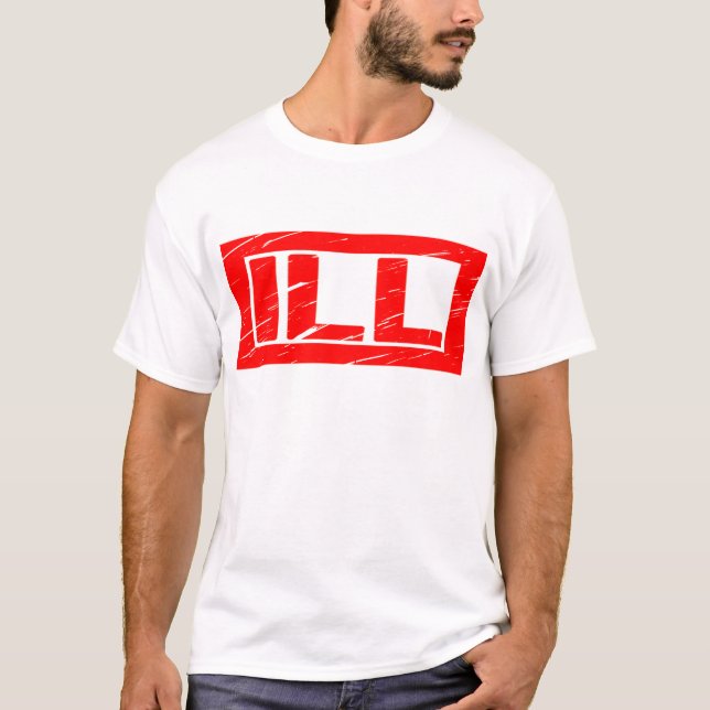 Ill Frimärke T Shirt (Framsida)