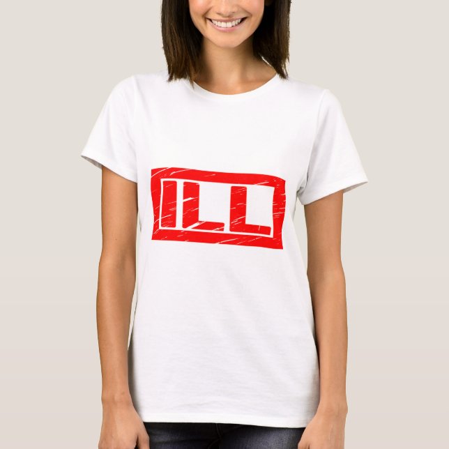 Ill Frimärke T Shirt (Framsida)