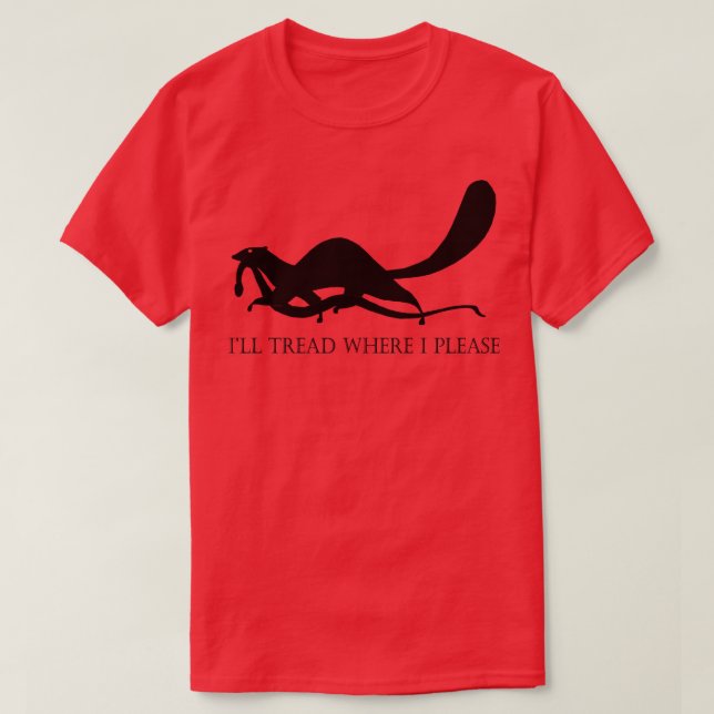Ill Gå var jag vill tända T Shirt (Design framsida)