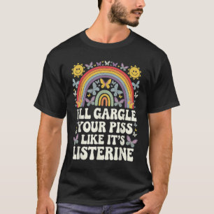 Ill Gargle som sin lystertåliga Vuxen Hum T Shirt