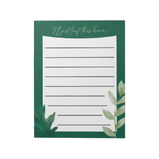 I'll Just Leaf This Here... Notepad Anteckningsblock