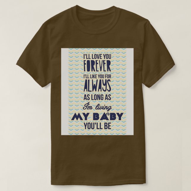 Ill kärlek för evigt 1 t shirt (Design framsida)