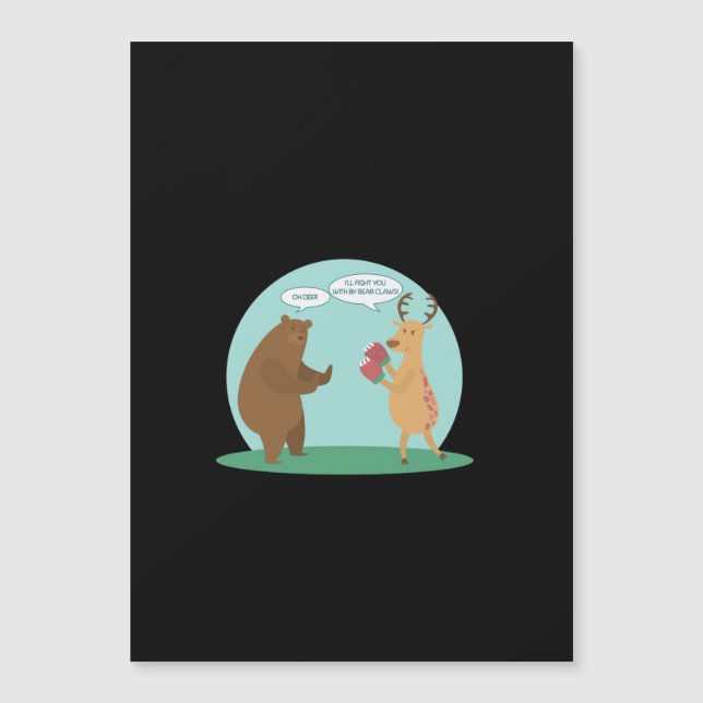 I'll With My Bear Hands Oh Deer Funny Creative Sty (Framsida)