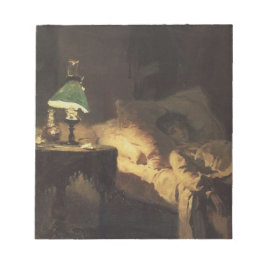 Ill Woman (av Vasily Polenov) Anteckningsblock