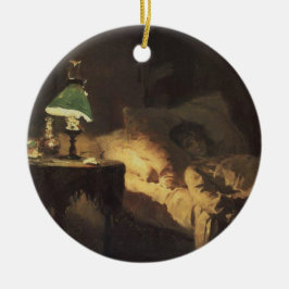 Ill Woman (av Vasily Polenov) Julgransprydnad Keramik