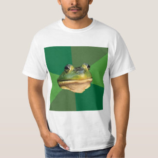 Illaluktande djur Meme för ungkarlgrodarådgivning T-shirt