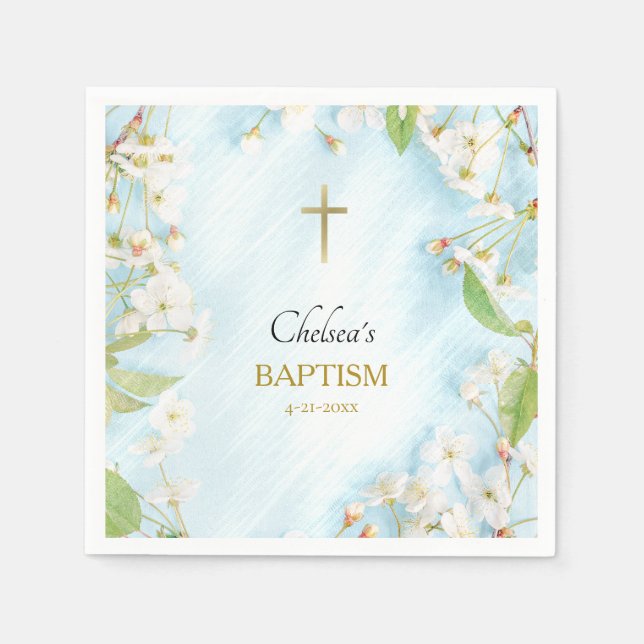 Illamående Ortodox Christian Baptism Pappersservett (Framsidan)