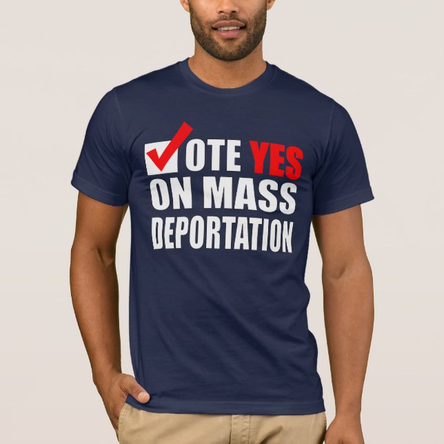 Illegal invandrareskjorta tee shirt (Framsida)