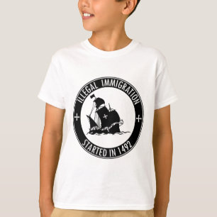 Illegal invandring som startas i 1492 tee