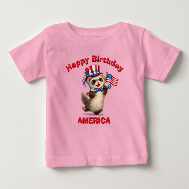 Iller (5x) Patriotisk Barn T-Shirt (Framsida)