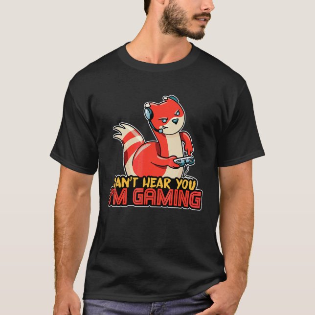 Iller Du hör inte jag spelar T Shirt (Framsida)