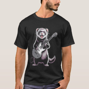 Iller Rollig Gitarr Djur T Shirt