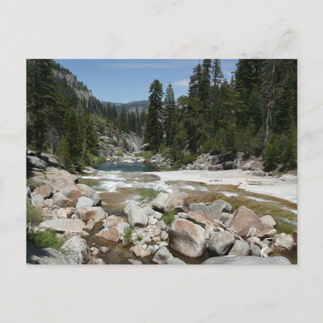 Illilouette Creek i Yosemite National Park Vykort (Framsida)