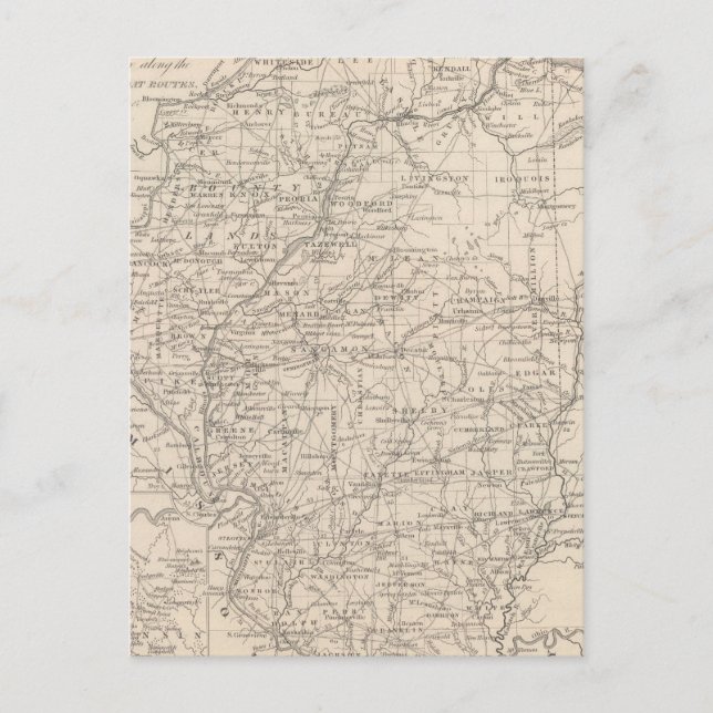 Illinois 12 vykort (Framsida)