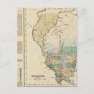 Illinois 1822 vykort