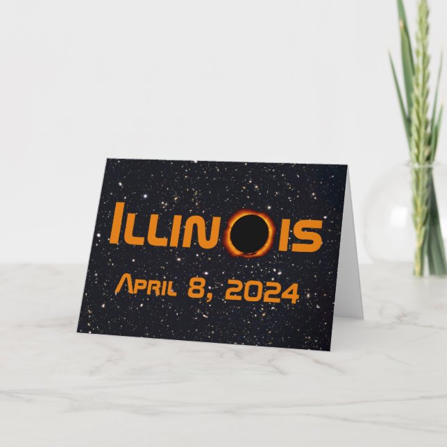 Illinois 2024 Total solcellsutrustning Kort (Framsida)