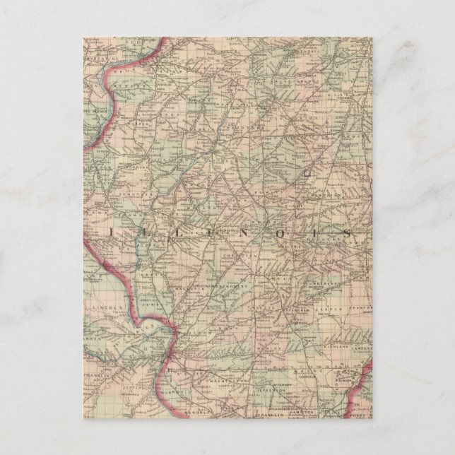 Illinois 2 vykort (Framsida)
