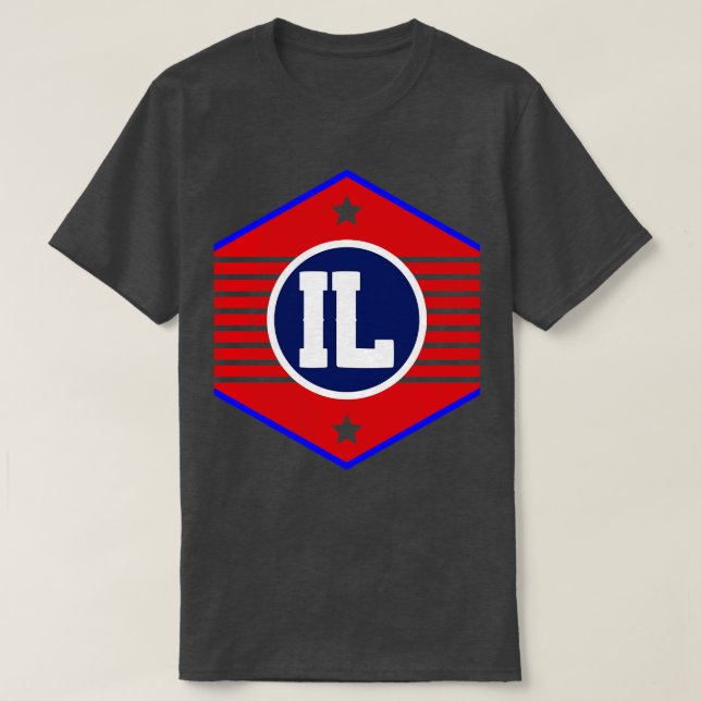 Illinois 4 t shirt (Design framsida)