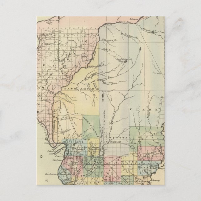 Illinois 4 vykort (Framsida)