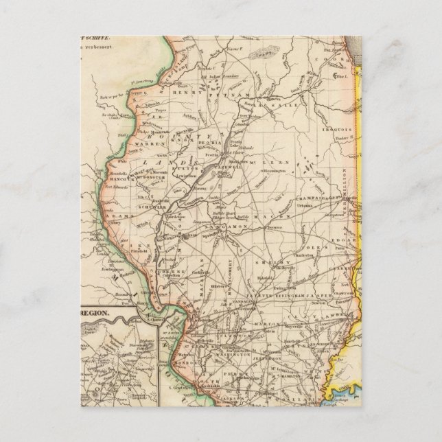 Illinois 6 vykort (Framsida)