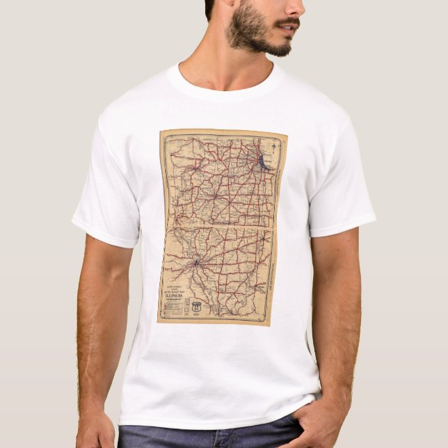 Illinois 8 tee shirt (Framsida)
