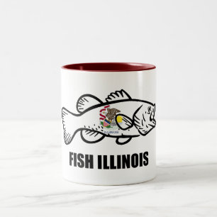 Illinois Abborre Två-Tonad Mugg
