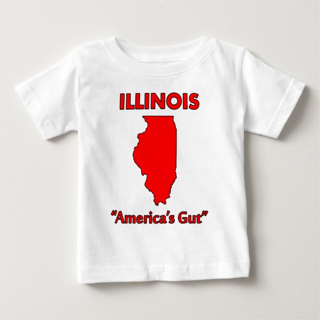 Illinois - Amerikas mage T-shirt (Framsida)
