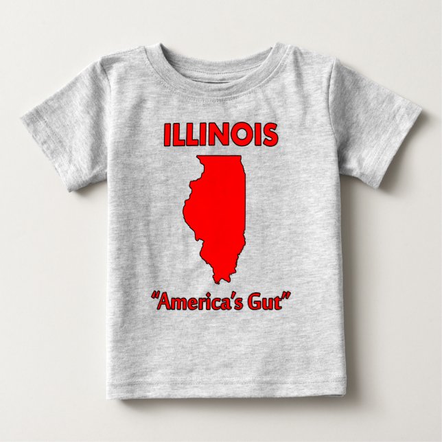 Illinois - Amerikas mage T-shirt (Framsida)