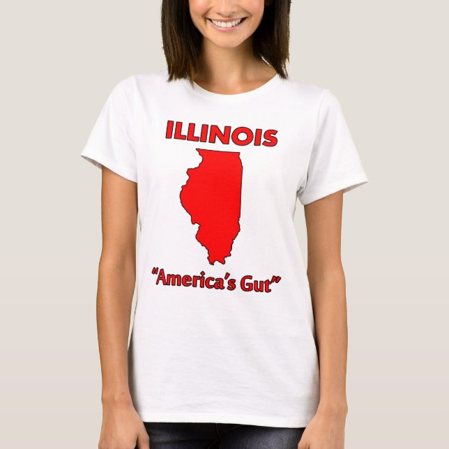 Illinois - Amerikas mage Tee (Framsida)