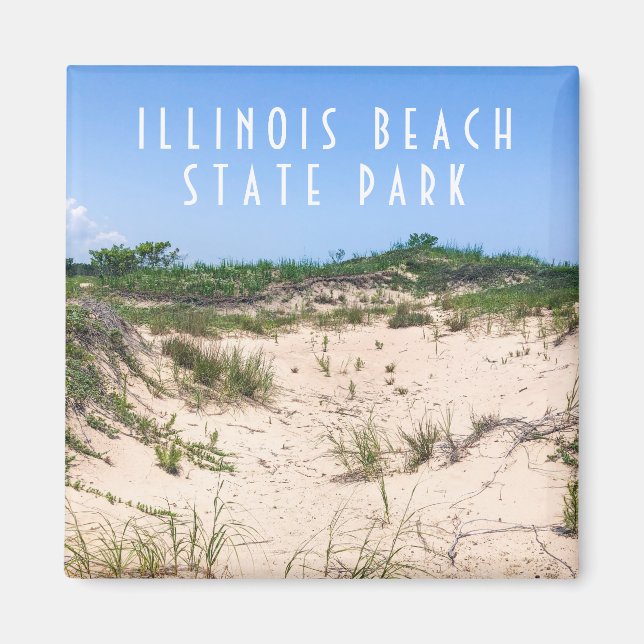 Illinois Beach State Park Magnet (Framsidan)