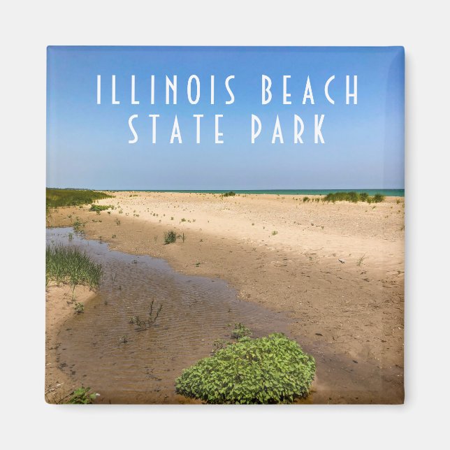Illinois Beach State Park Magnet (Framsidan)
