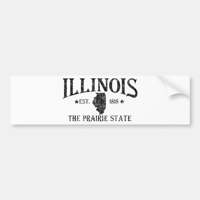 Illinois Bildekal (Framsidan)