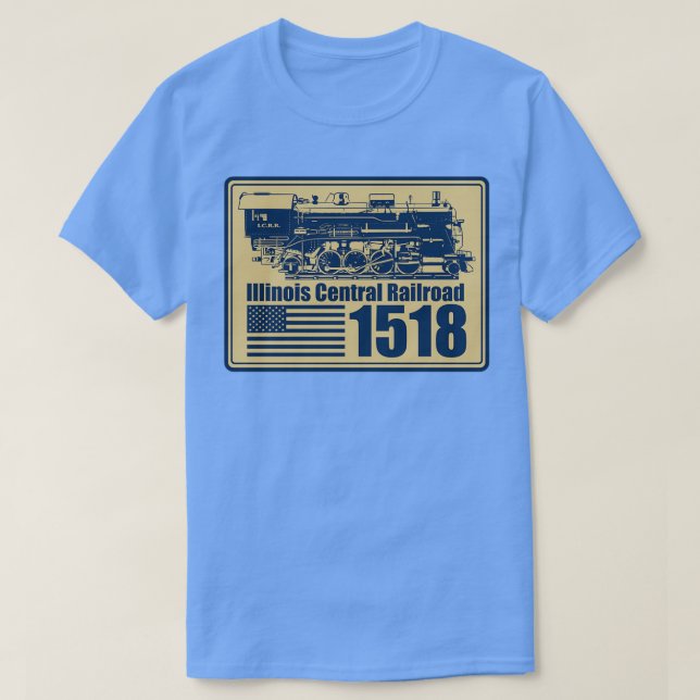 Illinois Central Railroad 1518 T Shirt (Design framsida)