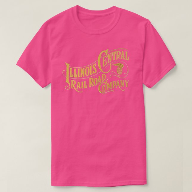 Illinois Central Railroad Vintage Illinois Central T Shirt (Design framsida)