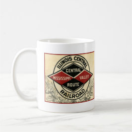 Illinois Central Railroad Vintage Logotyp Mugg