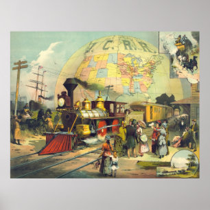 Illinois centraljärnväg 1882 poster