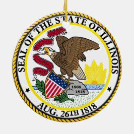 Illinois Ceramic jul Ornament