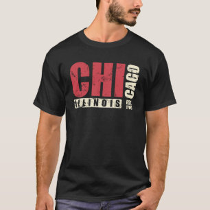 Illinois Chicago USA State T Shirt