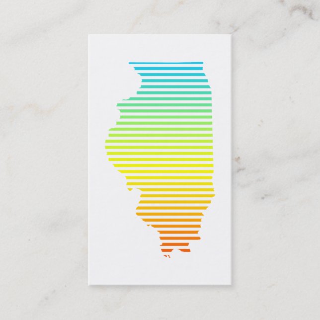 illinois chill blekt visitkort (Framsida)