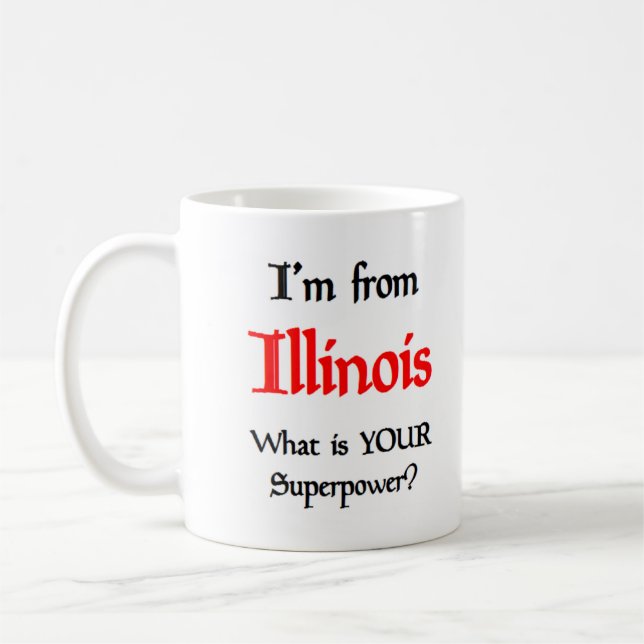 illinois coffee mug kaffemugg (Vänster)