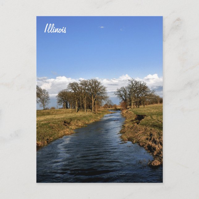 Illinois Countryside Vykort (Framsida)