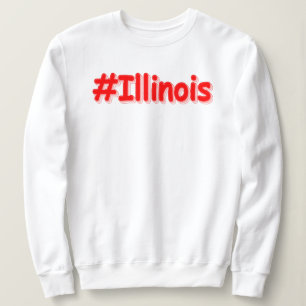 "#Illinois " Cute Design. Köp nu T Shirt
