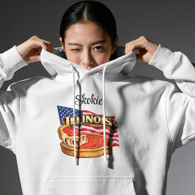 Illinois Damtröja med huva T Shirt (Home is Illinois—And It Tastes Like This)