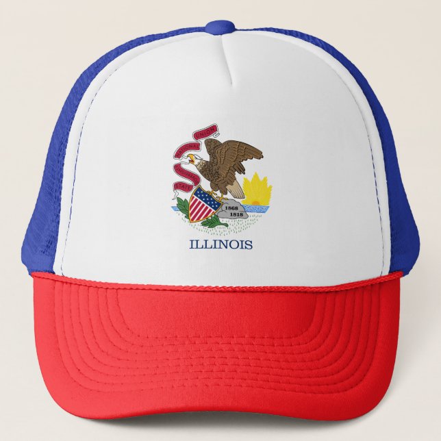 Illinois delstatsflagga keps (Framsida)