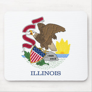 Illinois delstatsflagga musmatta