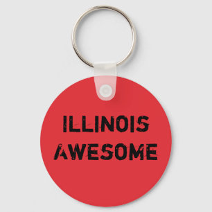 Illinois Fantastisk Citat Nyckelring