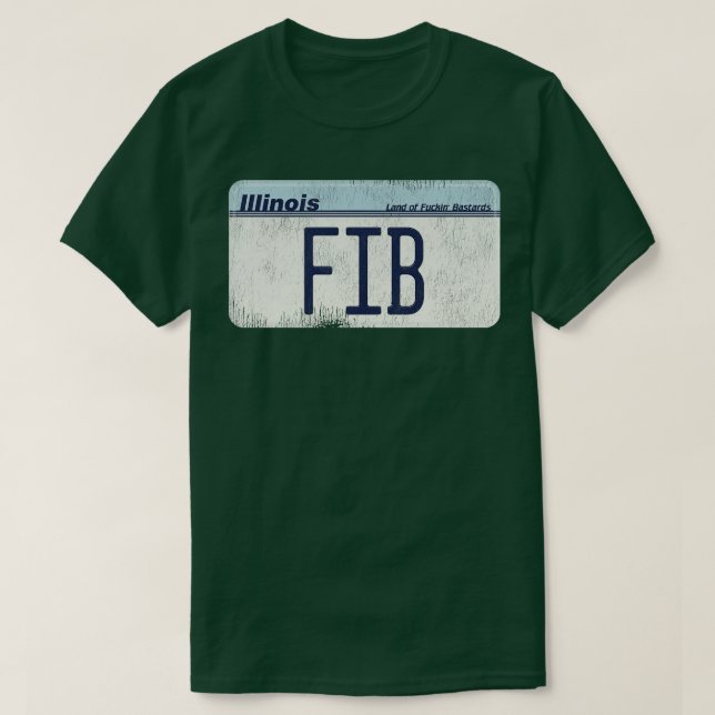 Illinois FIB-licens T Shirt (Design framsida)