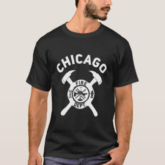Illinois Fire Department Chicago Firefighter T Shirt