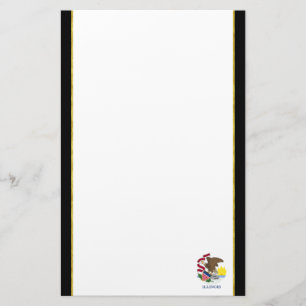 Illinois flagga brevpapper