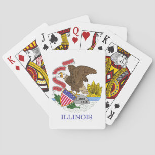Illinois Flagga Casinokort
